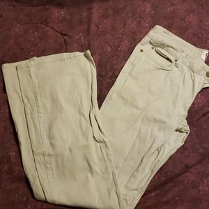 Light beige pants